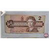 Image 6 : Canada Bills (3): - 1986 $2 : Thiessen/Crow #BUW2708185 - 1986 $5 : Knight/Dodge #GPY7896212 - 1988 