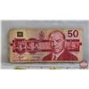 Image 8 : Canada Bills (3): - 1986 $2 : Thiessen/Crow #BUW2708185 - 1986 $5 : Knight/Dodge #GPY7896212 - 1988 