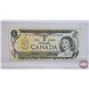 Image 2 : Canada Bills (3): - 1973 $1 : Crow/Bouey #BFC6126067 - 1986 $2 : Thiessen/Crow #CBE7820390 - 2006 $5