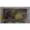 Image 2 : Canada Bills (3): - 2005 $10 : Jenkins/Dodge #BTJ4177930 - 1979 $5 : Lawson/Bouey #30247487572 - 198