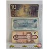 Image 5 : Canada Bills (3): - 2005 $10 : Jenkins/Dodge #BTJ4177930 - 1979 $5 : Lawson/Bouey #30247487572 - 198
