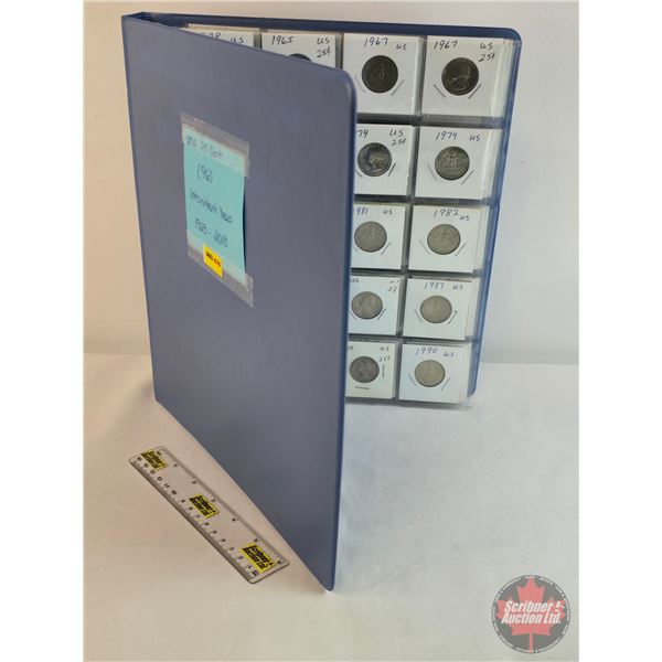 USA Quarter Collection (Binder Lot) (95+) : Intermittent Ranging 1928 - 2018 (SEE PICS!)  (Listing &