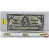 Image 1 : Bank of Canada $20 Bill 1937 : Coyne/Towers #KE1149276 (See Pics for Varieties, Conditions, Serial N