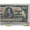 Image 3 : Bank of Canada $20 Bill 1937 : Coyne/Towers #KE1149276 (See Pics for Varieties, Conditions, Serial N