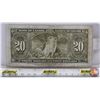Image 4 : Bank of Canada $20 Bill 1937 : Coyne/Towers #KE1149276 (See Pics for Varieties, Conditions, Serial N