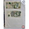 Image 3 : Binder Lot - Junior Collector Starter Collection : - Foreign Bills (Bahamas & England) - Canada Coin