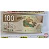 Image 4 : Canada $100 Bills (3): - 1988 : Knight/Thiessen #BJN4375551 - 1975 : Lawson/Bouey #JB5080351 - 2004 