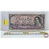 Image 1 : Canada $10 Bill 1954DF "Devil's Face" : Coyne/Towers #DD8146945 (See Pics for Varieties, Conditions,