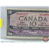 Image 3 : Canada $10 Bill 1954DF "Devil's Face" : Coyne/Towers #DD8146945 (See Pics for Varieties, Conditions,