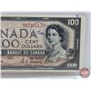 Image 2 : Canada $100 Bill 1954DF "Devil's Face" : Coyne/Towers #AJ0768020 (See Pics for Varieties, Conditions