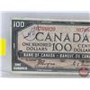 Image 3 : Canada $100 Bill 1954DF "Devil's Face" : Coyne/Towers #AJ0768020 (See Pics for Varieties, Conditions