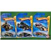 Image 4 : Hot Wheels (6) : HW Premiere (c.2008 Mattel) - Gearonimo - Pedal De Metal - Four-1 - Tri & Stop Me -