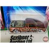 Image 7 : Hot Wheels (3) : Crank Itz (c.2003 Mattel) - Swoop Coupe - Steel Flame - Cadillac Escalade  (SEE PIC