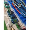 Image 7 : Hot Wheels (4) : (c.1998 Mattel) - Pontiac Rageous - Chevy 1957 - Tow Jam - Way 2 Fast  (SEE PICS!)