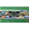Image 14 : Hot Wheels (5) : Track Stars (c.2007/2008/2009 Mattel) - Reverb - Accelium - Synkro - Dodge XP-07 -