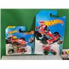 Image 1 : Hot Wheels (2) : Tooned (c.2015 Mattel) - Head Starter - Tarmac Attack  (SEE PICS!)