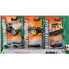 Image 1 : Matchbox (3) : Max Camping (c.2011 Mattel) - Baja Bullet - Caterham R500 Superlight - Trail Tipper