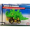Image 5 : Hot Wheels (3) : (c.1997/1998 Mattel) - Rodzilla - Speed-A-Saurus (Green) - Speed-A-Saurus (Blue)  (