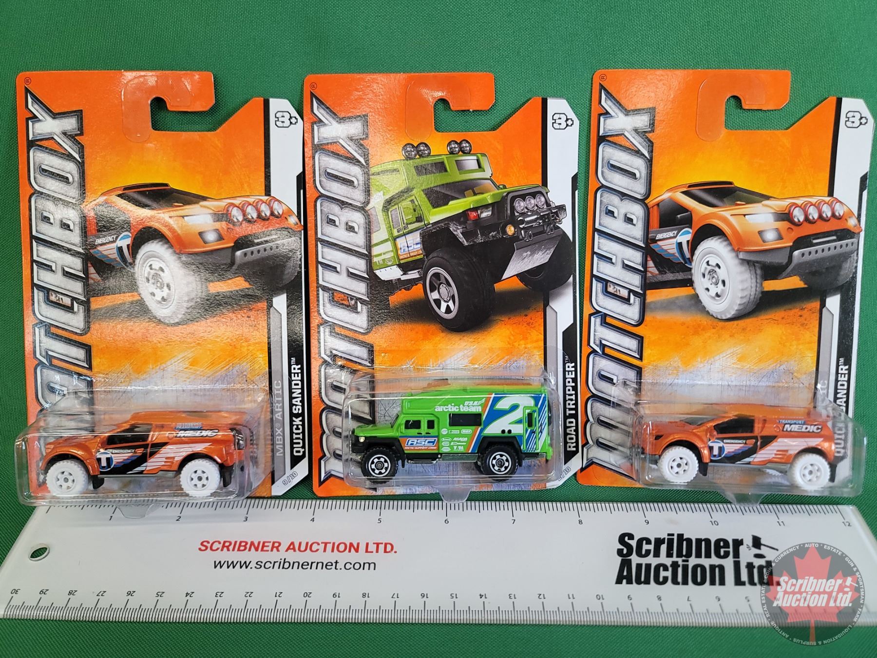 Match Box Ribble's Quick Matchbox (3) : MBX Artic (c.2011 Mattel) - Quick Sander - Road Tripper ...