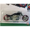 Image 5 : Hot Wheels (4) : HW MOTO (c.2015/2017 Mattel) - Moto Wing - Blast Lane - Moto Wing - Quad Rod  (SEE