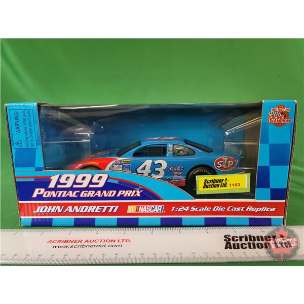 Diecast Race Car : NASCAR : Racing Champions : 1999 Pontiac Grand Prix : #43 Petty Racing 50th Anniv