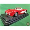 Image 6 : Diecast Car : 1957 Chevrolet Corvette (Scale 1:24) (Box Measures: 4"H x 9-1/2"W x 5"D) (SEE PICS!)  