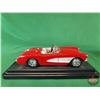 Image 7 : Diecast Car : 1957 Chevrolet Corvette (Scale 1:24) (Box Measures: 4"H x 9-1/2"W x 5"D) (SEE PICS!)  