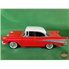Image 3 : Diecast Car : 1957 Chevrolet Bel Air : Motor Max (Scale 1:24) (Box Measures: 4"H x 9-1/2"W x 4-1/2"D