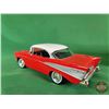 Image 4 : Diecast Car : 1957 Chevrolet Bel Air : Motor Max (Scale 1:24) (Box Measures: 4"H x 9-1/2"W x 4-1/2"D