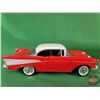 Image 7 : Diecast Car : 1957 Chevrolet Bel Air : Motor Max (Scale 1:24) (Box Measures: 4"H x 9-1/2"W x 4-1/2"D