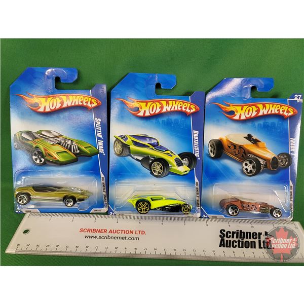 Hot Wheels (3) : Stars (c.2008 Mattel) - Splittin' Image - Brutalistic - Track T  (SEE PICS!)