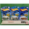 Image 1 : Hot Wheels (3) : Race & Win (c.2001 Mattel) - Phaeton - Baby Boomer - Chrysler Thunderbolt  (SEE PIC
