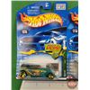 Image 2 : Hot Wheels (3) : Race & Win (c.2001 Mattel) - Phaeton - Baby Boomer - Chrysler Thunderbolt  (SEE PIC