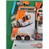 Image 2 : Matchbox (3) : (c.2000/2014 Mattel) - Runway Wrangler - Radar Jet - Police Robot Truck  (SEE PICS!)