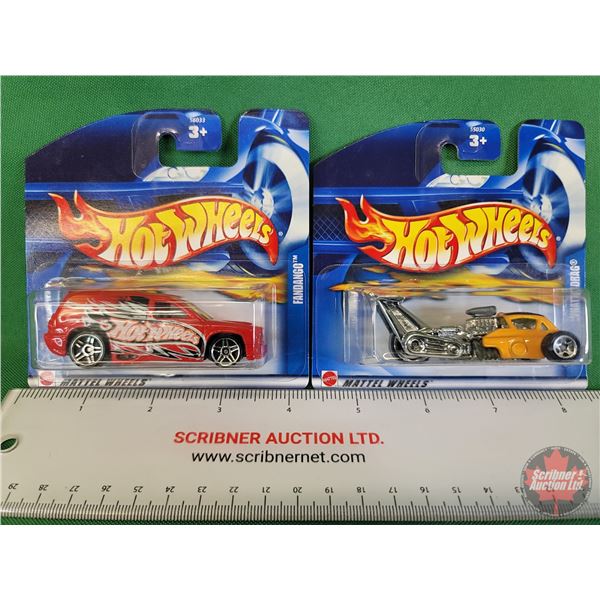 Hot Wheels (2) : (c.2000 Mattel) - Fandango - Whatta Drag  (SEE PICS!)