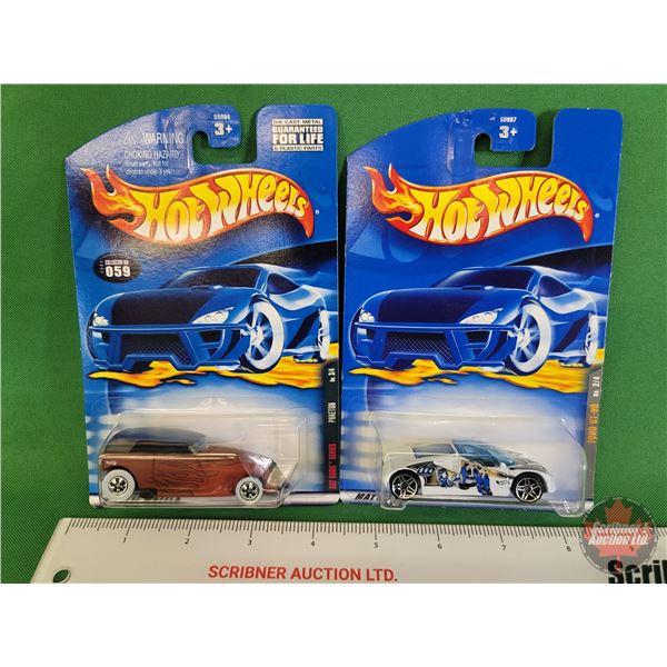 Hot Wheels (2) : (c.2000 Mattel) - Rat Rods Phaeton - Ford GT-90  (SEE PICS!)