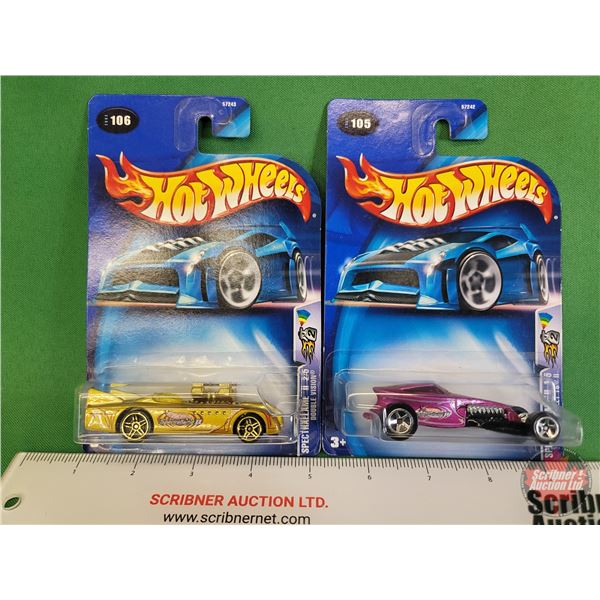 Hot Wheels (2) : Spectraflame II (c.2003 Mattel) - Double Vision - Sweet 16 II  (SEE PICS!)