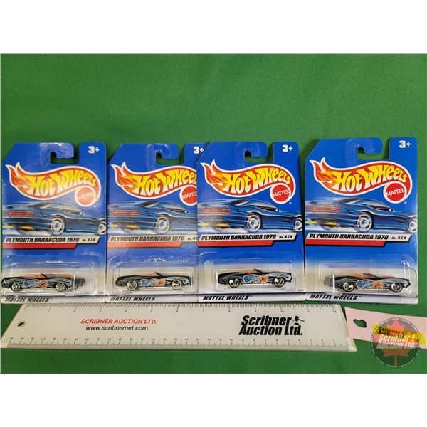 Hot Wheels (4) : Plymouth Barracuda 1970 No.414 (c.1997 Mattel)  (SEE PICS!)