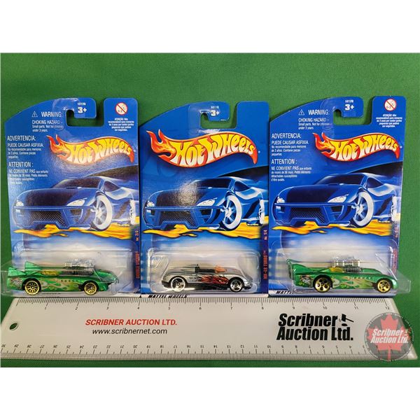 Hot Wheels (3) : (c.2000 Mattel) - Double Vision - MX-48 turbo - Double Vision  (SEE PICS!)