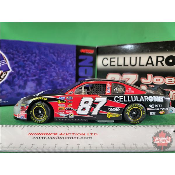 Diecast Race Car : NASCAR : Action : CellularONE : #87 Joe Nemechek (Scale 1:24) (Box Measures: 3-1/