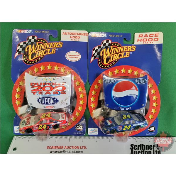 Diecast Racecar Combo (2) : Winners Circle - #24 Jeff Gordon (Sale 1:64) (SEE PICS!)  (Preview will 