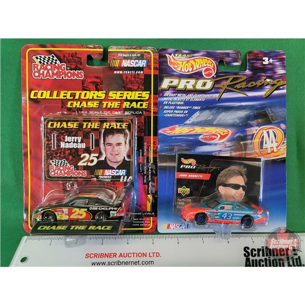 NASCAR : Racing Champions & Hot Wheels Pro Racing - #25 Jerry Nadeau - #43 John Andretti (Scale 1:64