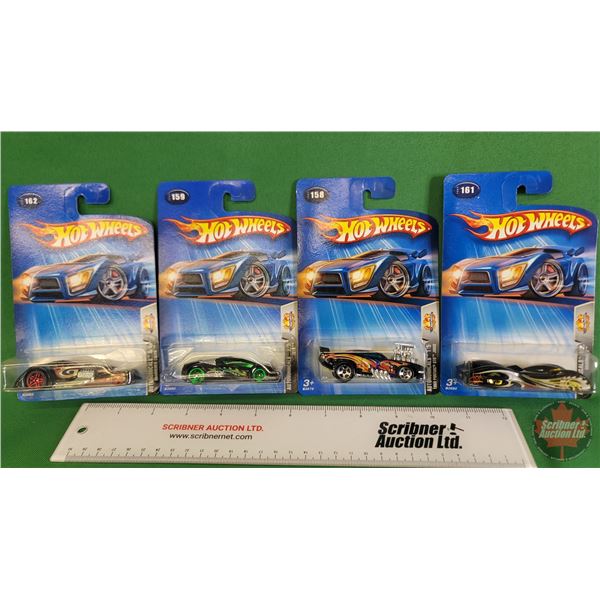 Hot Wheels (4) : Autonumicals (c.2004 Mattel) - Hammered Coupe - Zotic - 1969 Pontiac GTO Judge - Gr