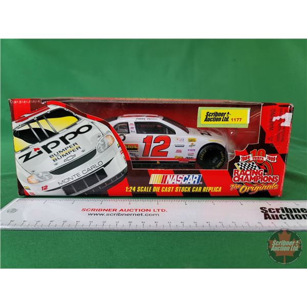 Diecast Race Car : NASCAR : Racing Champions : #12 Jimmy Spencer (Scale 1:24) (Box Measures: 3-1/2"H