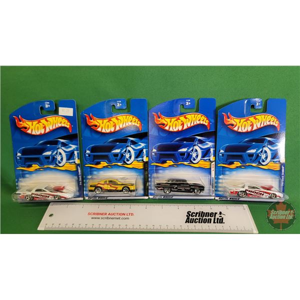 Hot Wheels Mattel Wheels (4) (Variety) - Pro Stock Firebird - Monte Carlo Concept - Thunderbolt (SEE