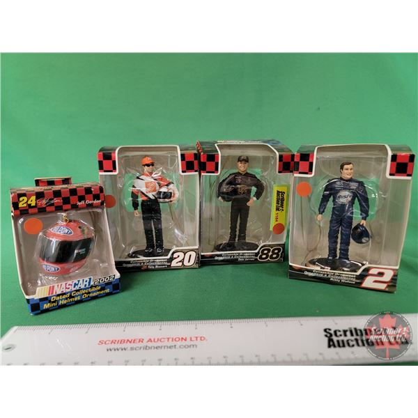 NASCAR Collectibles (4 ): Tony Stewart, Rusty Wallace, Dale Jarrett & Jeff Gordon Helmet (Tallest Me