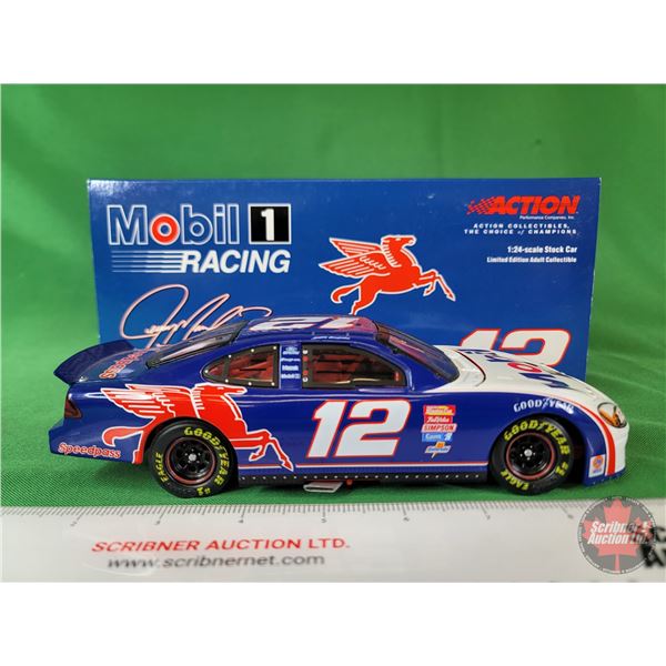 Diecast Race Car : NASCAR : Action : #12 Jeremy Mayfield (Scale 1:24) (Box Measures: 3-1/2"H x 10"W 