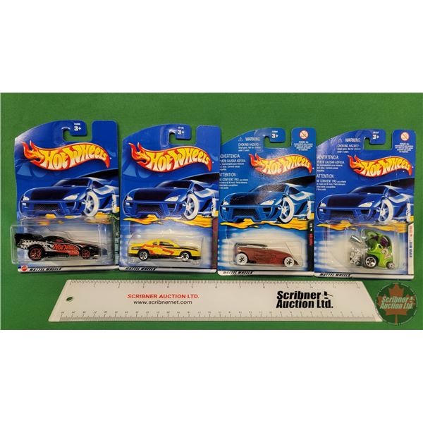 Hot Wheels : Mattel Wheels (4)  - Firebird Funny Car - Monte Carlo - Phaeton - Hyper Mite (SEE PICS!