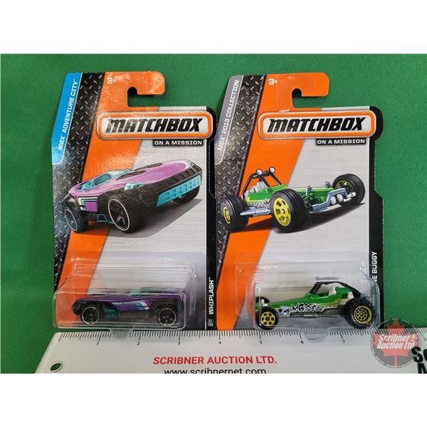 Matchbox (2) : On A Mission (c.2013 Mattel) - Whiplash - 2006 Dune Buggy  (SEE PICS!)