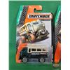 Image 2 : Matchbox (5) : On A Mission (c.2013 Mattel) - Travel tracker - Terrainiac - Rumble Raider - Vantom -